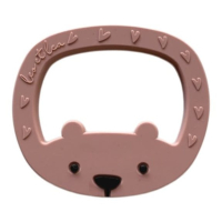 Bijtring Bear Teether, Mauve                    